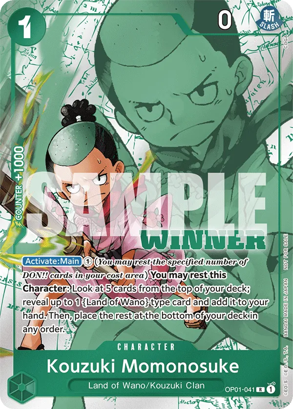 Kouzuki Momonosuke OP01-041 One Piece card