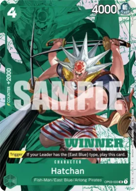 Hatchan (WC OP03-033) Winner Cards