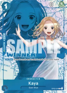 Kaya (WC OP03-044) Winner Cards