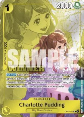 Charlotte Pudding (WC OP03-112) Winner Cards