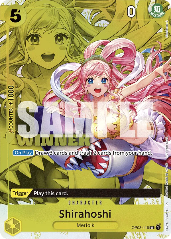 Shirahoshi OP03-116 One Piece card