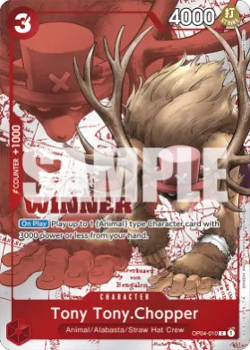 Tony Tony.Chopper (WC OP04-010) Winner Cards