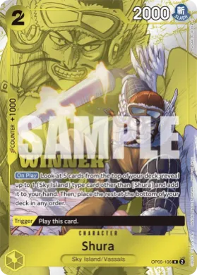Shura (WC OP05-106) Winner Cards