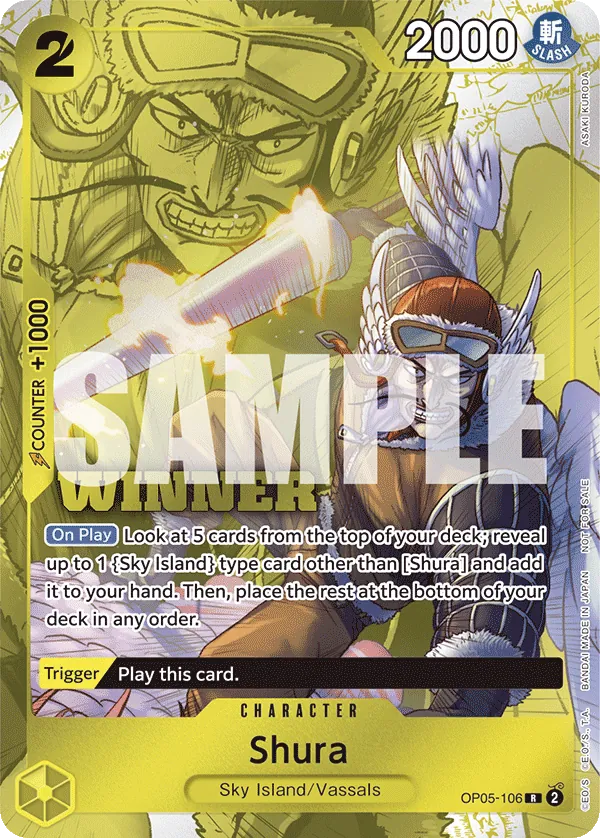 Shura OP05-106 One Piece card