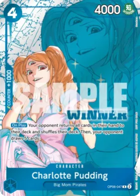 Charlotte Pudding (WC OP06-047) Winner Cards