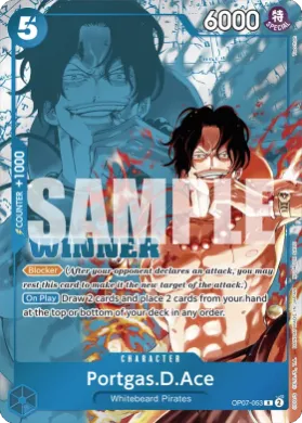 Portgas.D.Ace (WC OP07-053) Winner Cards