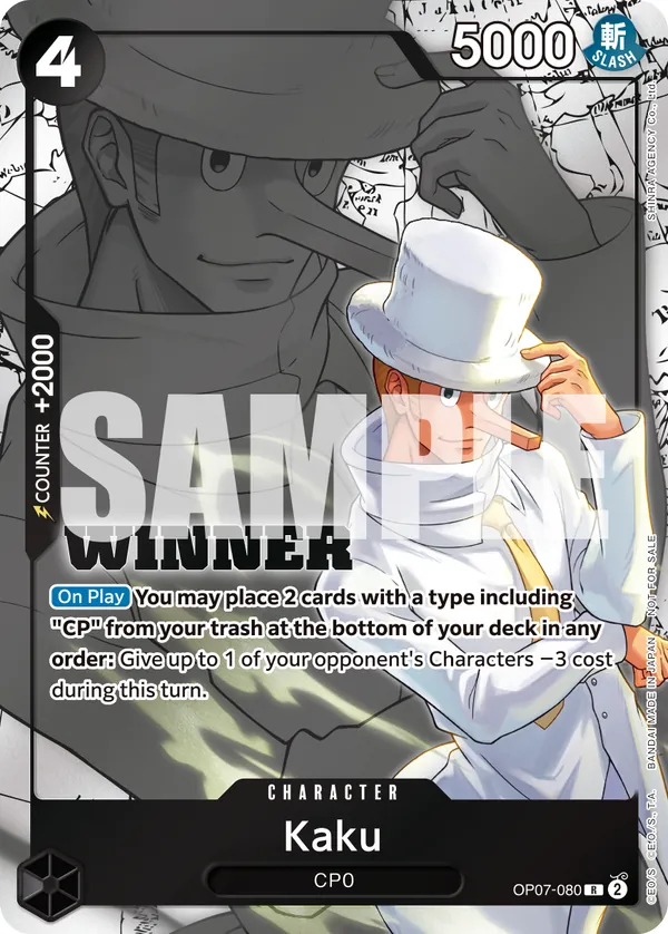 Kaku OP07-080 One Piece card