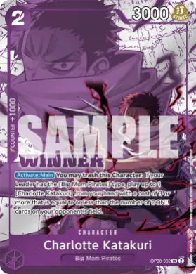 Charlotte Katakuri (WC OP08-062) Winner Cards