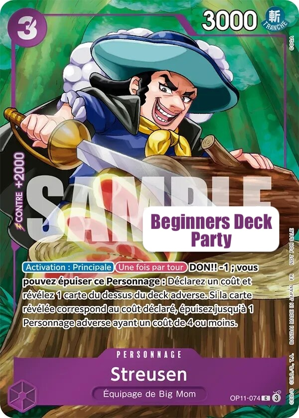 Streusen OP11-074 One Piece card
