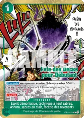 Demon Aura Nine Sword Style Asura Blades Drawn Dead Man's Game (WC OP12-037) Winner Cards