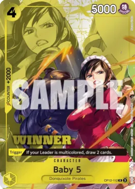 Baby 5 (WC OP12-112) Winner Cards