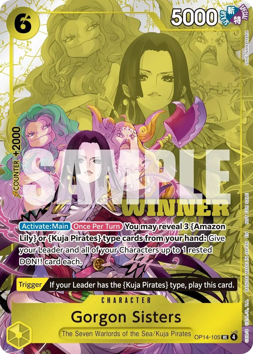 Gorgon Sisters OP14-105 One Piece card