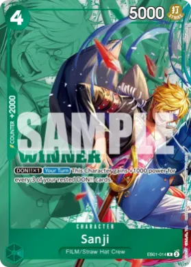 Sanji (WC EB01-014) Winner Cards