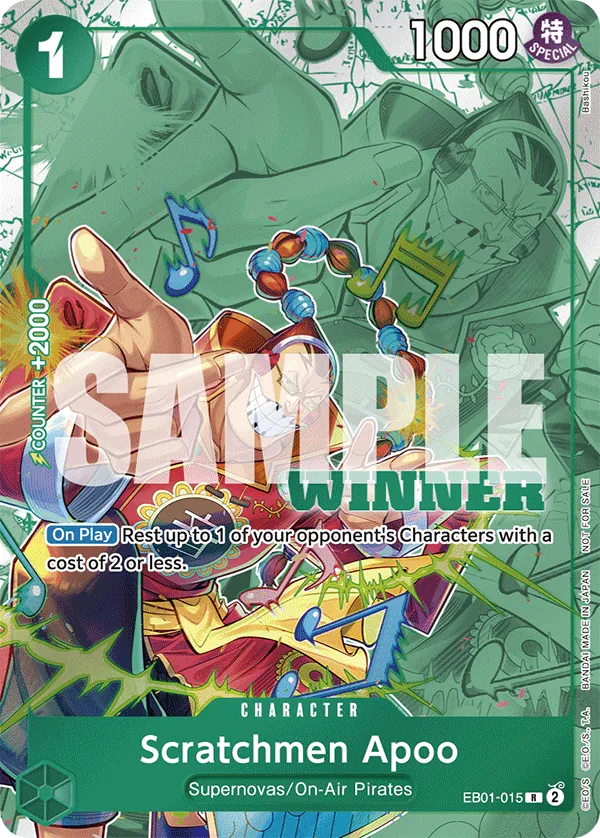 Scratchmen Apoo EB01-015 One Piece card