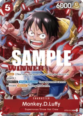 Monkey.D.Luffy (WC ST01-012) Winner Cards