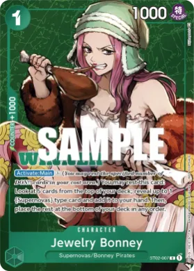 Jewelry Bonney (WC ST02-007) Winner Cards