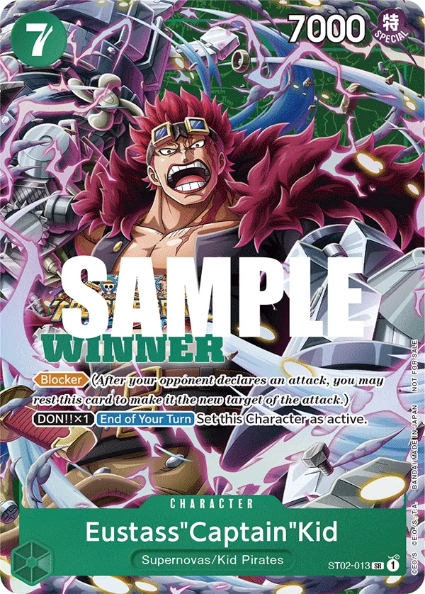 Eustass"Captain"Kid ST02-013 One Piece card