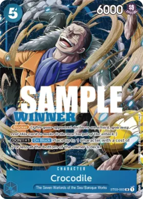 Crocodile (WC ST03-003) Winner Cards