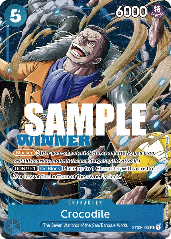 Crocodile ST03-003 One Piece card
