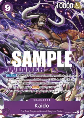 Kaido (WC ST04-003) Winner Cards