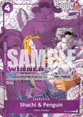 Shachi & Penguin (WC ST10-008) Winner Cards