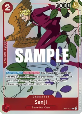 Sanji (UP OP01-013) Unnumbered Promos