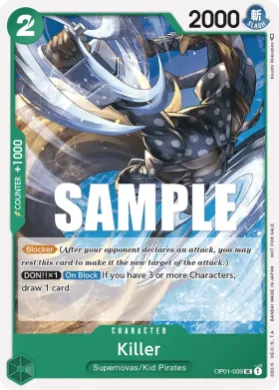 Killer (UP OP01-039) Unnumbered Promos