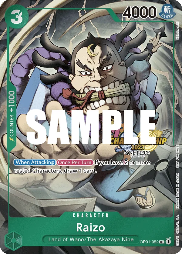 Raizo OP01-052 One Piece card