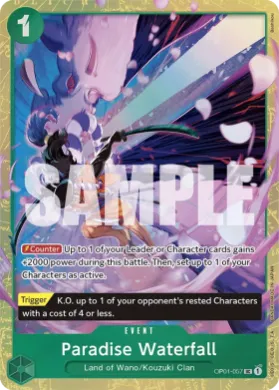 Paradise Waterfall (UP OP01-057) Unnumbered Promos