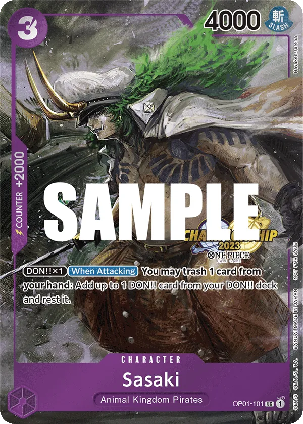 Sasaki OP01-101 One Piece card