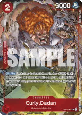 Curly.Dadan (UP OP02-005) Unnumbered Promos