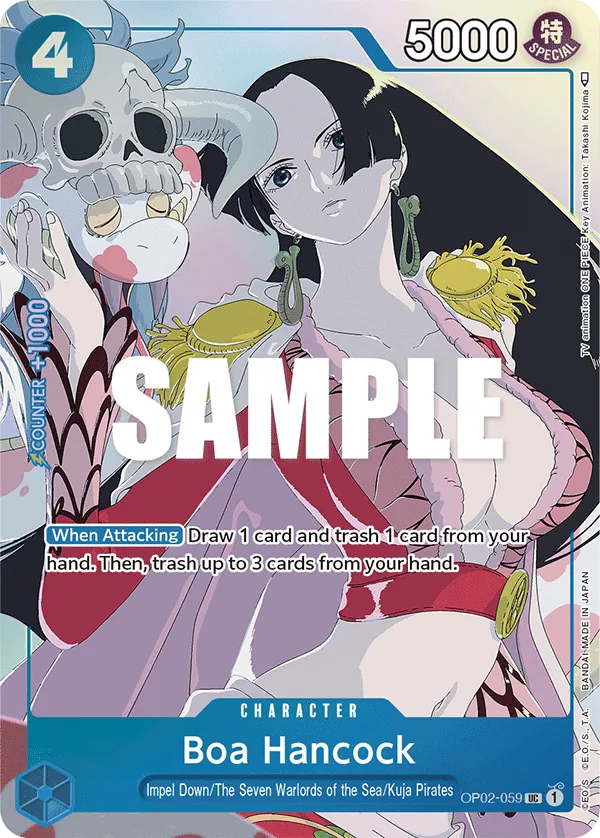 Boa Hancock OP02-059 One Piece card