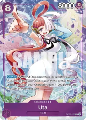 Uta (UP OP02-120) Unnumbered Promos