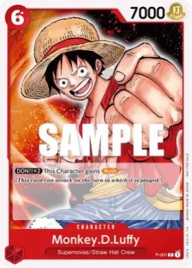 Monkey.D.Luffy (P P-001) Promos