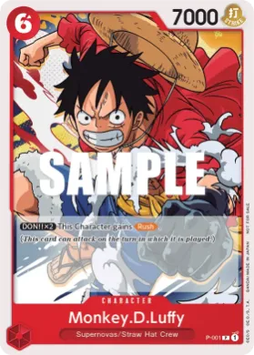 Monkey.D.Luffy (P P-001) Promos