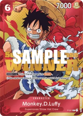 Monkey.D.Luffy (P P-001) Promos