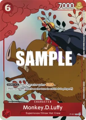Monkey.D.Luffy (P P-001) Promos