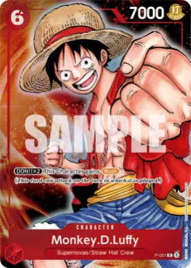 Monkey.D.Luffy (P P-001) Promos
