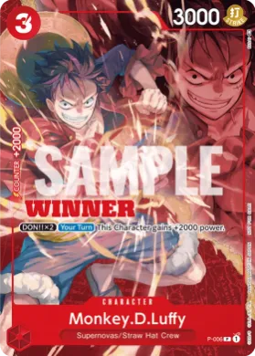 Monkey.D.Luffy (P P-006) Promos