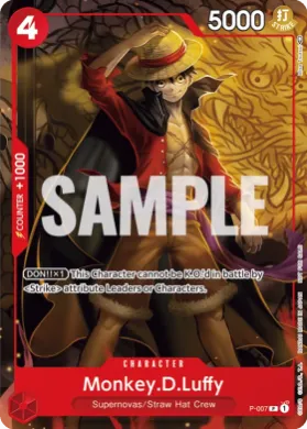 Monkey.D.Luffy (P P-007) Promos