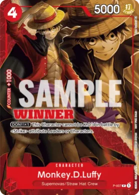 Monkey.D.Luffy (P P-007) Promos