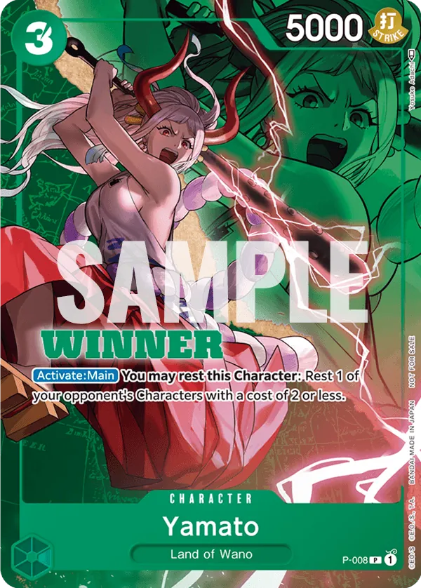 Yamato P-008 One Piece card