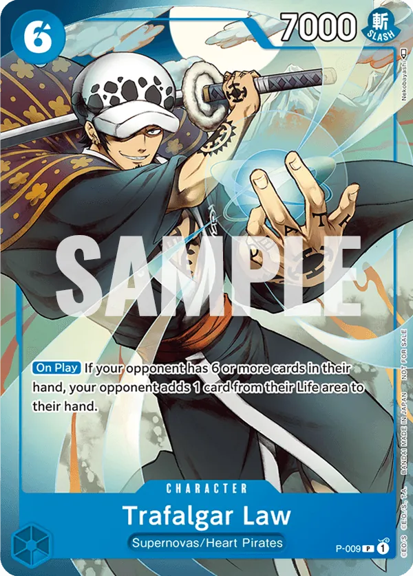 Trafalgar Law P-009 One Piece card