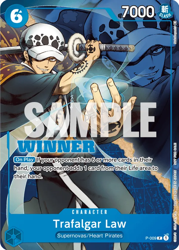 Trafalgar Law P-009 One Piece card