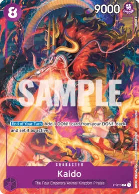 Kaido (P P-010) Promos
