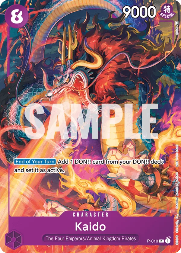 Kaido P-010 One Piece card