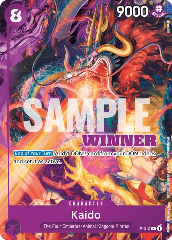 Kaido P-010 One Piece card