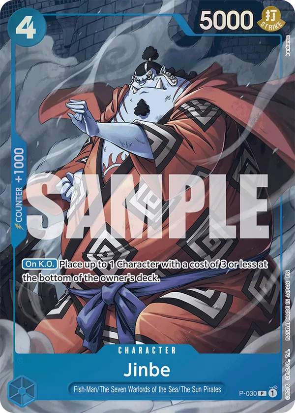 Jinbe P-030 One Piece card