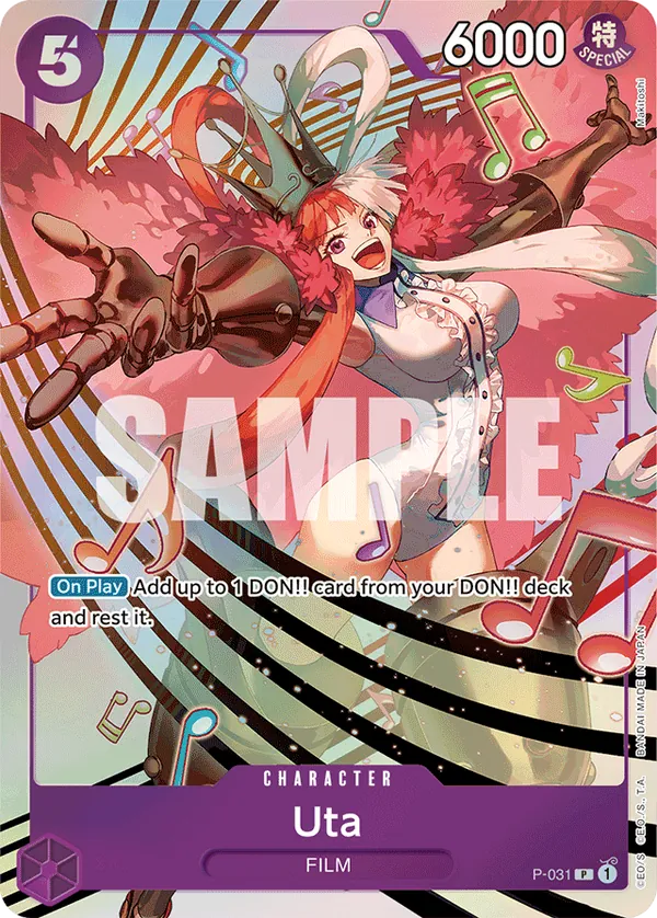 Uta P-031 One Piece card
