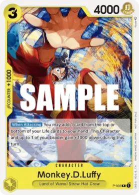 Monkey.D.Luffy (P P-036) Promos